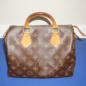 Authentic Louis Vuitton Monogram Speedy 25
